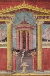 Fresque de la villa de Publio Fannio Sinistore à Boscoreale, actuellement située au大都会艺术博物馆，纽约