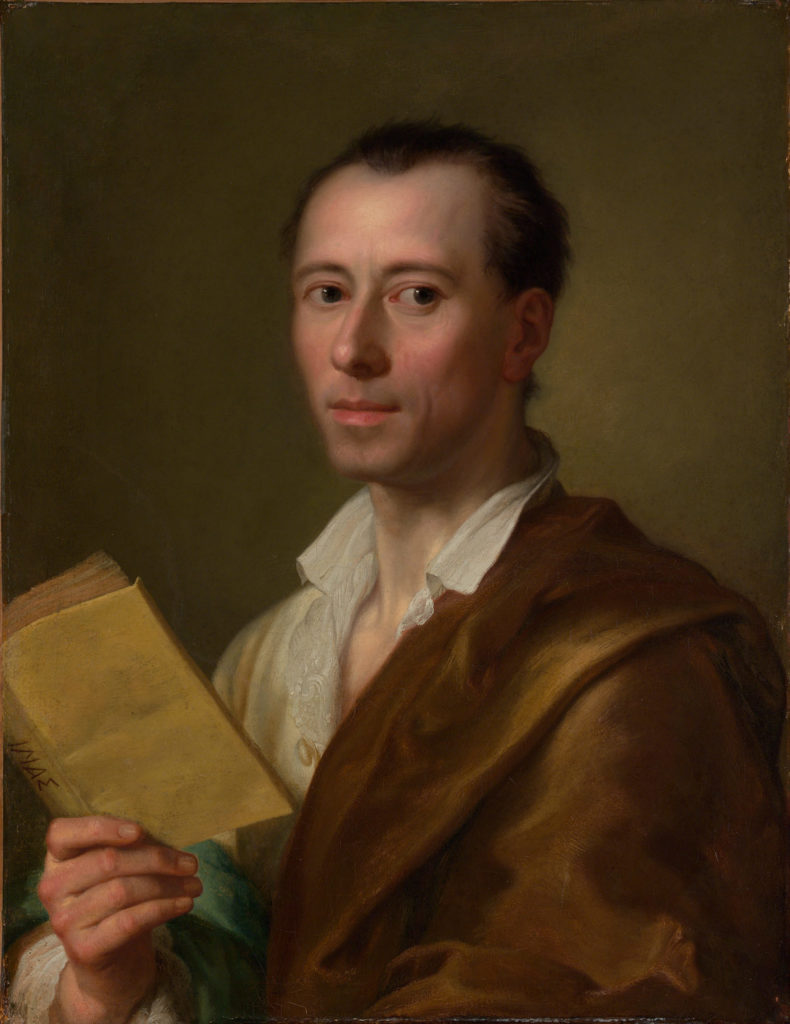 温克尔曼肖像(après 1755)拉斐尔·孟斯