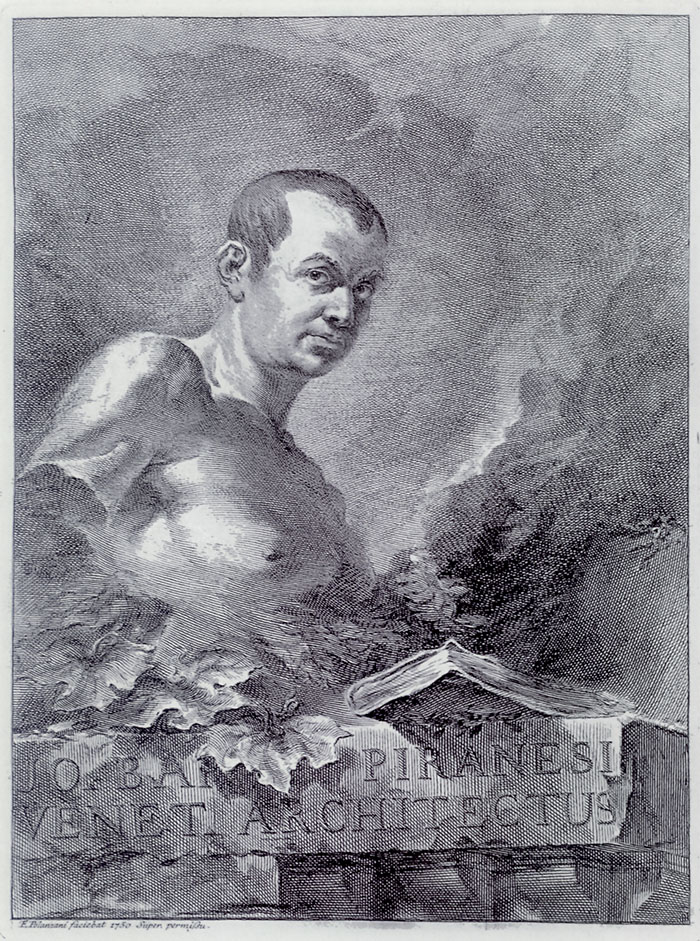 肖像Piranèse (1750) Felice Ponzani