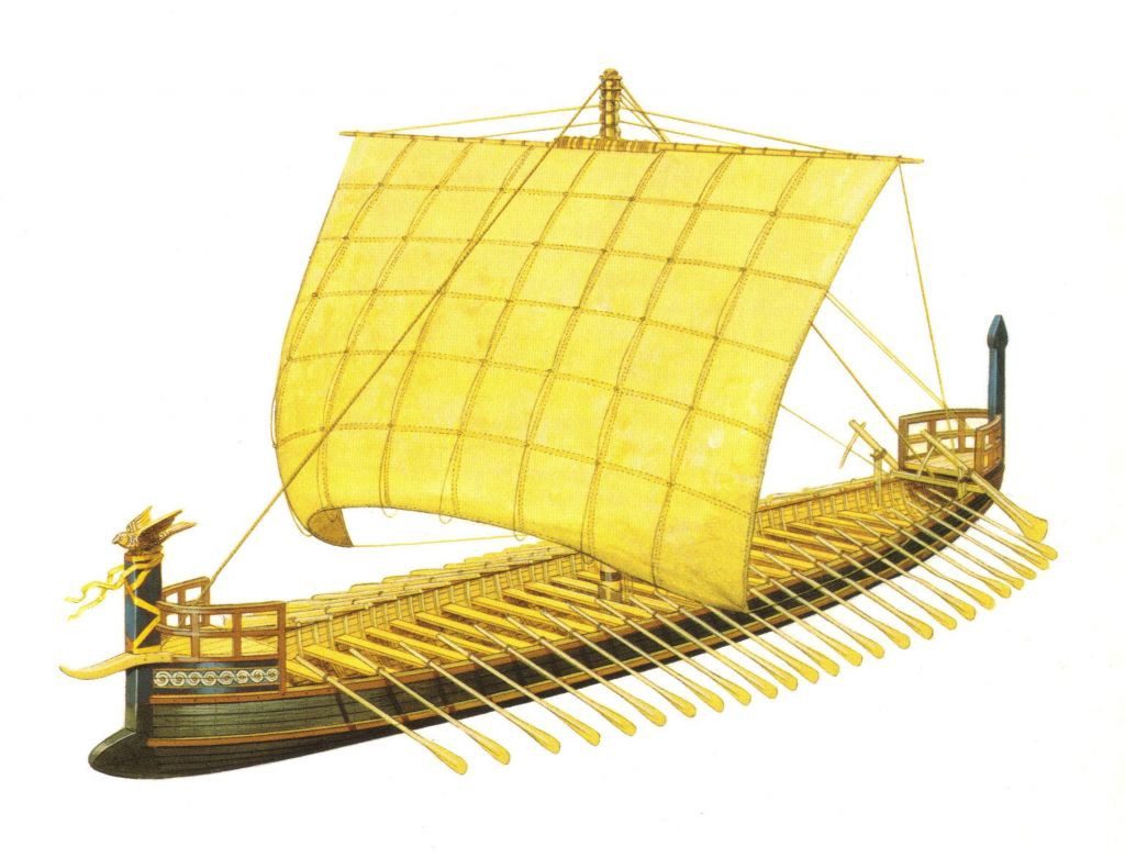 彼得康塞利地区重建了Tragana船。