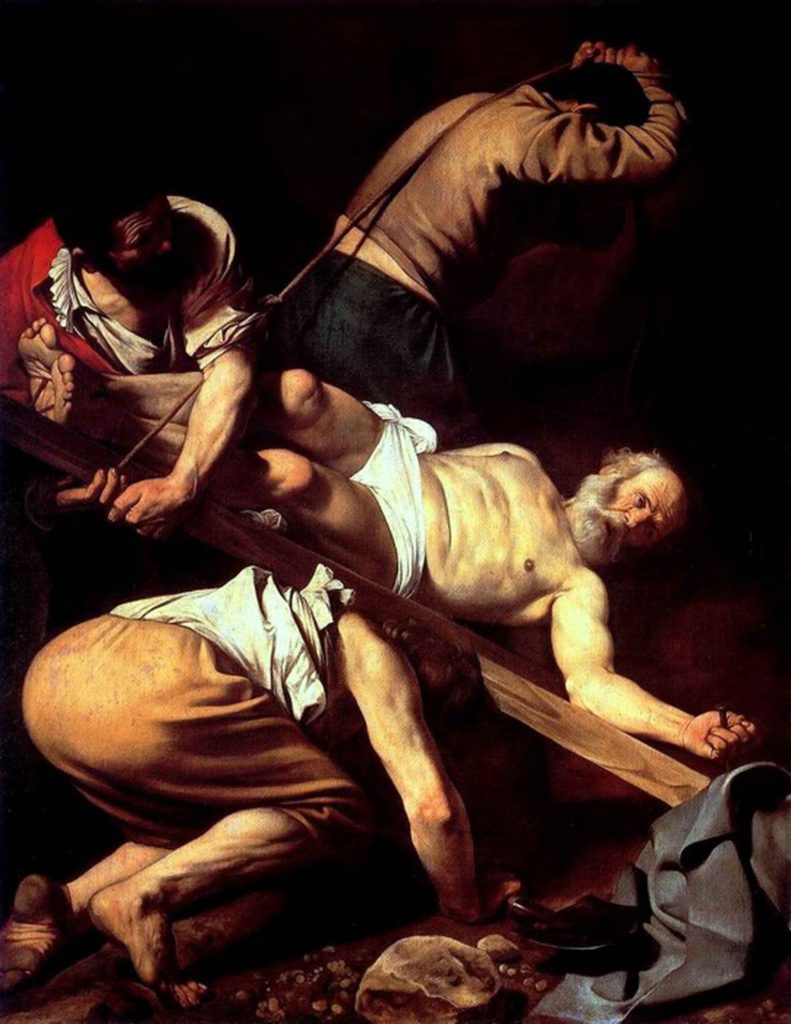 圣彼得的烈士在意大利画家卡拉维加的着名绘画。