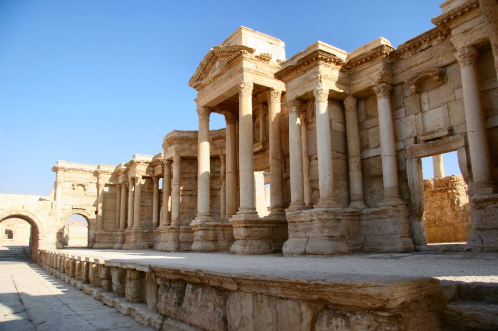 古城巴尔米拉是一个重要的贸易中心，也可能是罗马叙利亚最繁荣的城市