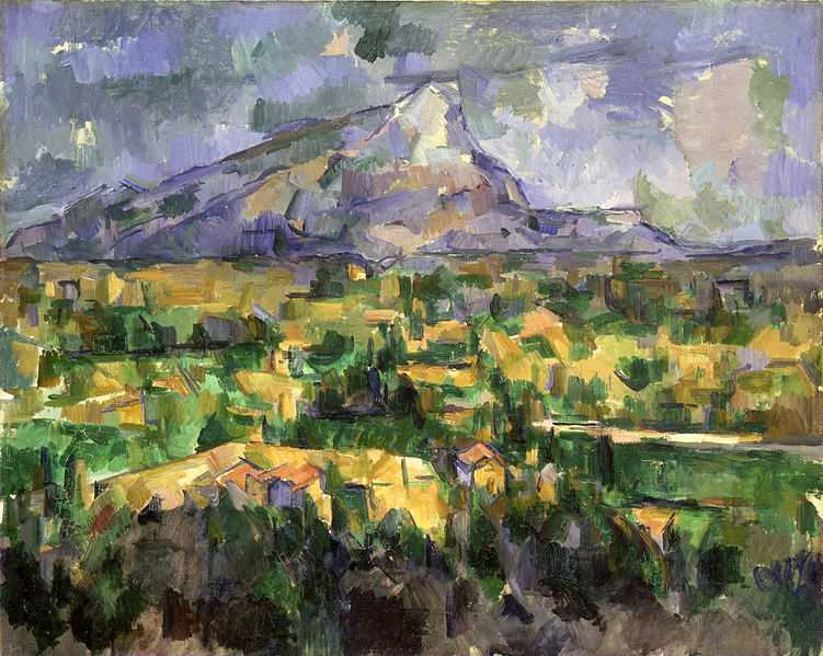 PaulCézanne，“Mont Saint-Victoire，（1902-1904）。