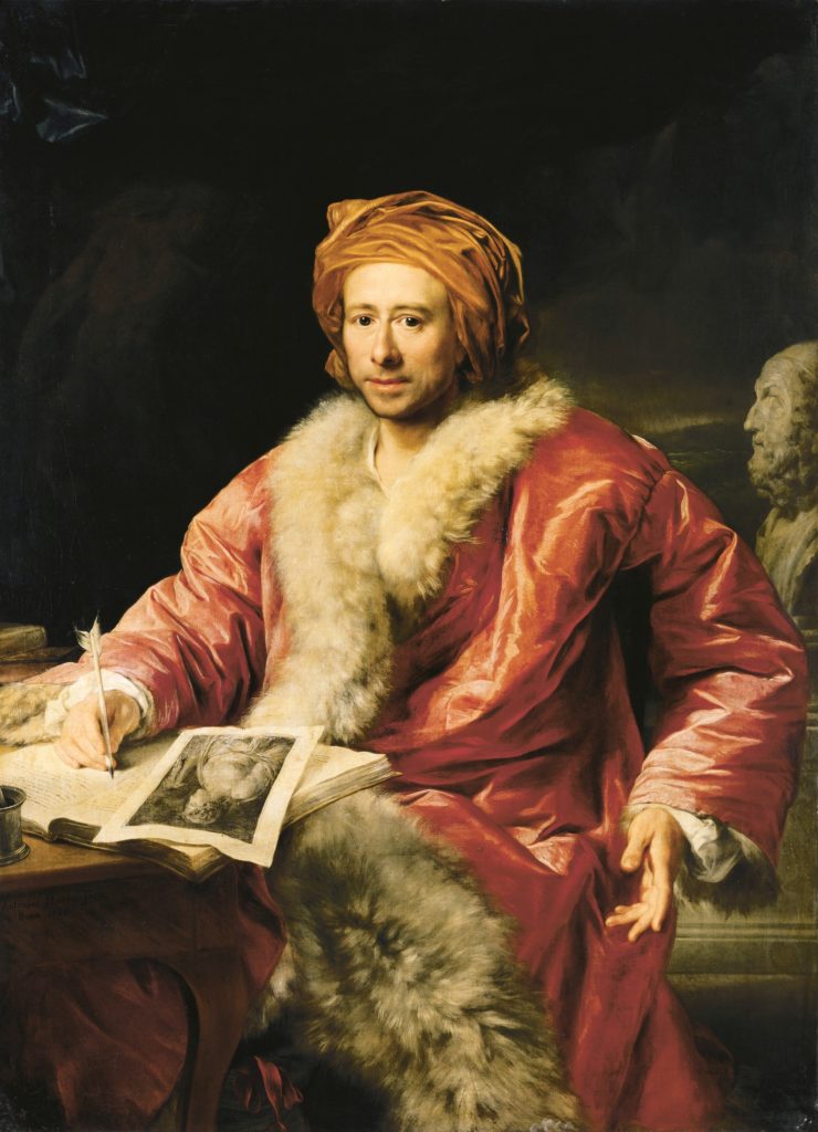 安东尼冯·马龙，“约翰·何阿契姆·威克曼·威尔曼的肖像”（1717-1768）