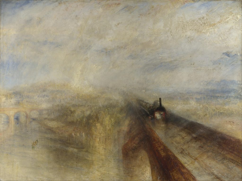 《雨、蒸汽和速度——大西部铁路》，1844年