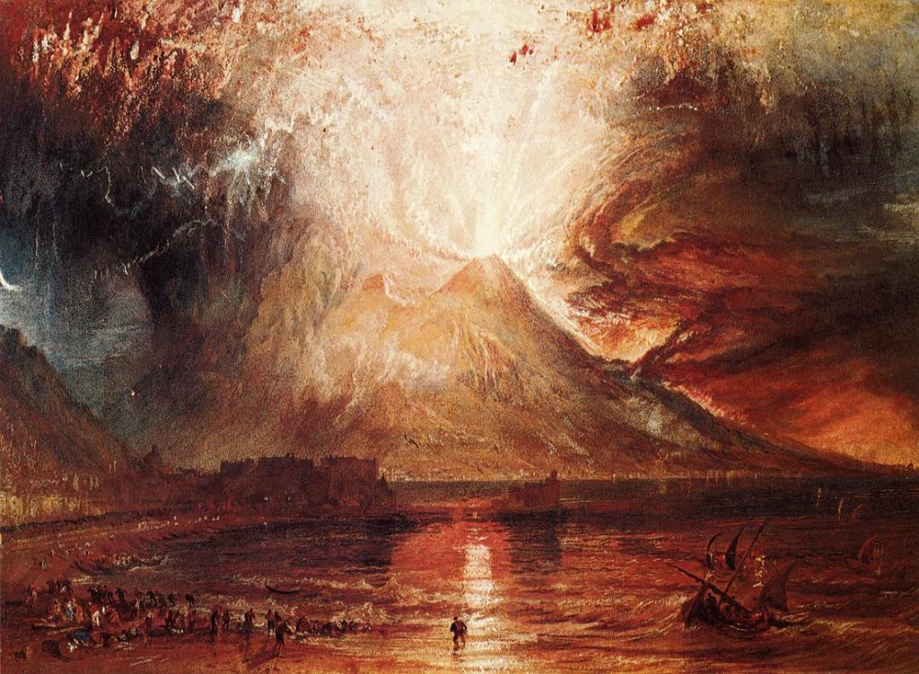 J. M. W.特纳，维苏威火山爆发，1817年