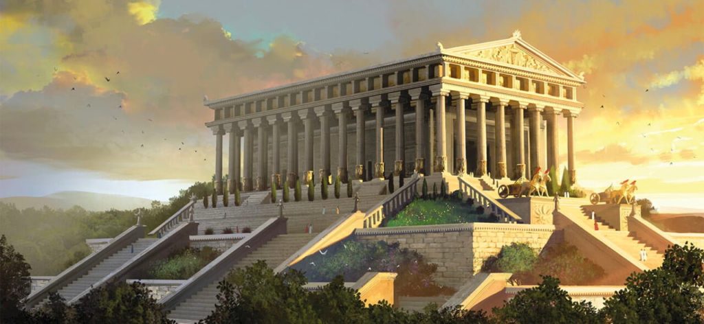 以弗所的阿耳忒弥斯神庙被认为是人类建造的最令人印象深刻的建筑