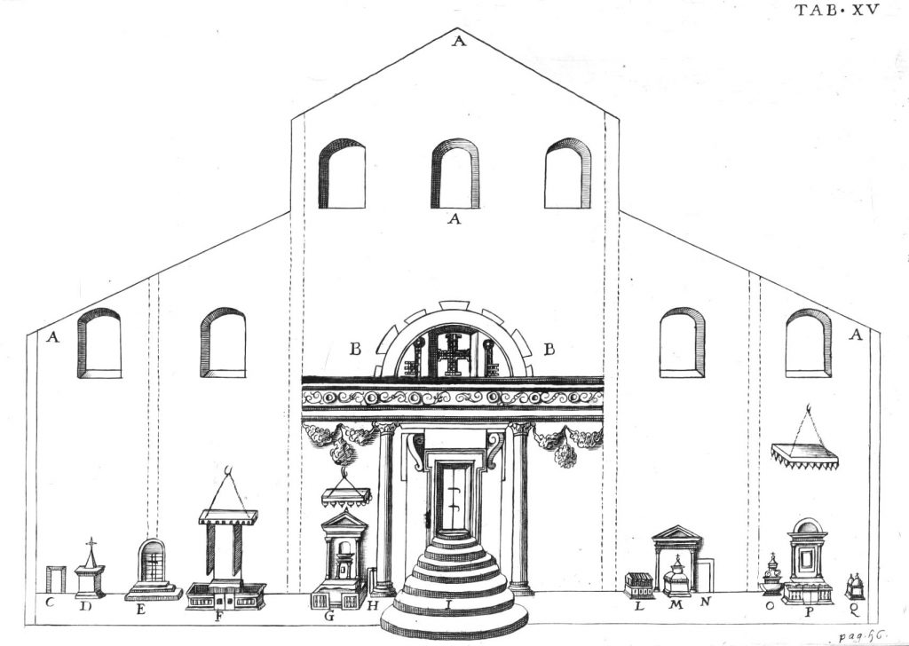 罗马圣彼得大教堂的设计图。