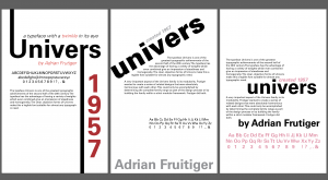 Adrian Frutiger和他的Univers布局过程。作者:克莱尔·陈