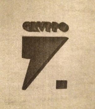 Logo Gruppo 7, 1929: A large, thick 7 under 