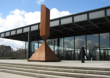 Photo of the Neue Nationalgalerie in Berlin.