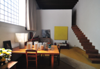 Casa Barragan, foto degli interni.