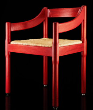 Carimate Chair designed by Vico Magistretti in 1959 and produced by Cassina.