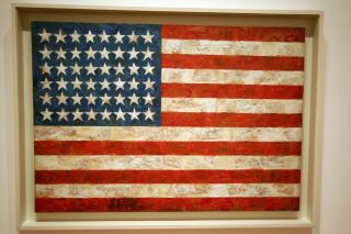 Bandiera, di Jaspet Johns, 1957, Whitney Museum of American Art.