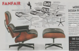 Eames休息室椅子和奥斯曼
