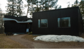 别墅Kokkonen阿尔瓦·阿尔托(1967 - 1969):一个辐透o of the dark structure.