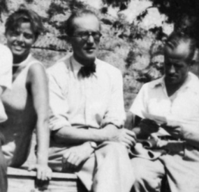 设计师Le Corbusier, Charlotte Perriand和Pierre Jeanneret:这是他们三人的偷拍照片