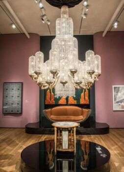 Chandelier Baccarat by Georges Chevalier (1894-1987)- (the 