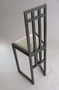 Highback Chair, J. Hoffmann, 1904, Museum of Modern Art.