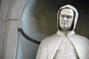 Giovanni Dupré , Giotto (detail), 1845, Statue in Uffizi Gallery, Florence, Italy.