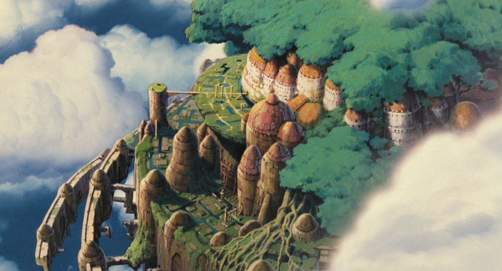 勒皮他的乌托邦城堡，《天空之城》(1988)