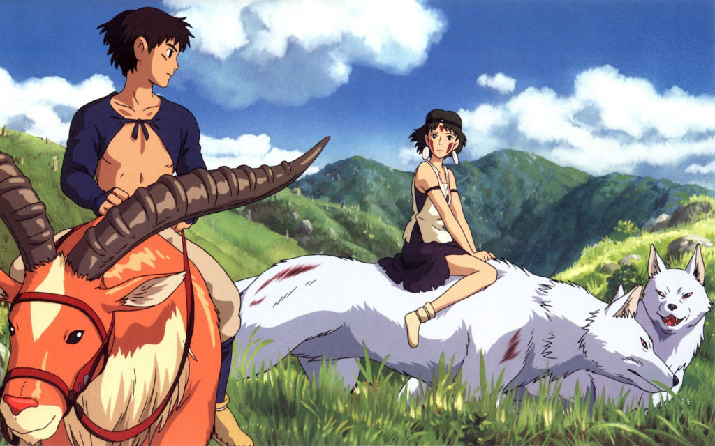 Ashitaka和San，“Princess Mononoke”（1997）